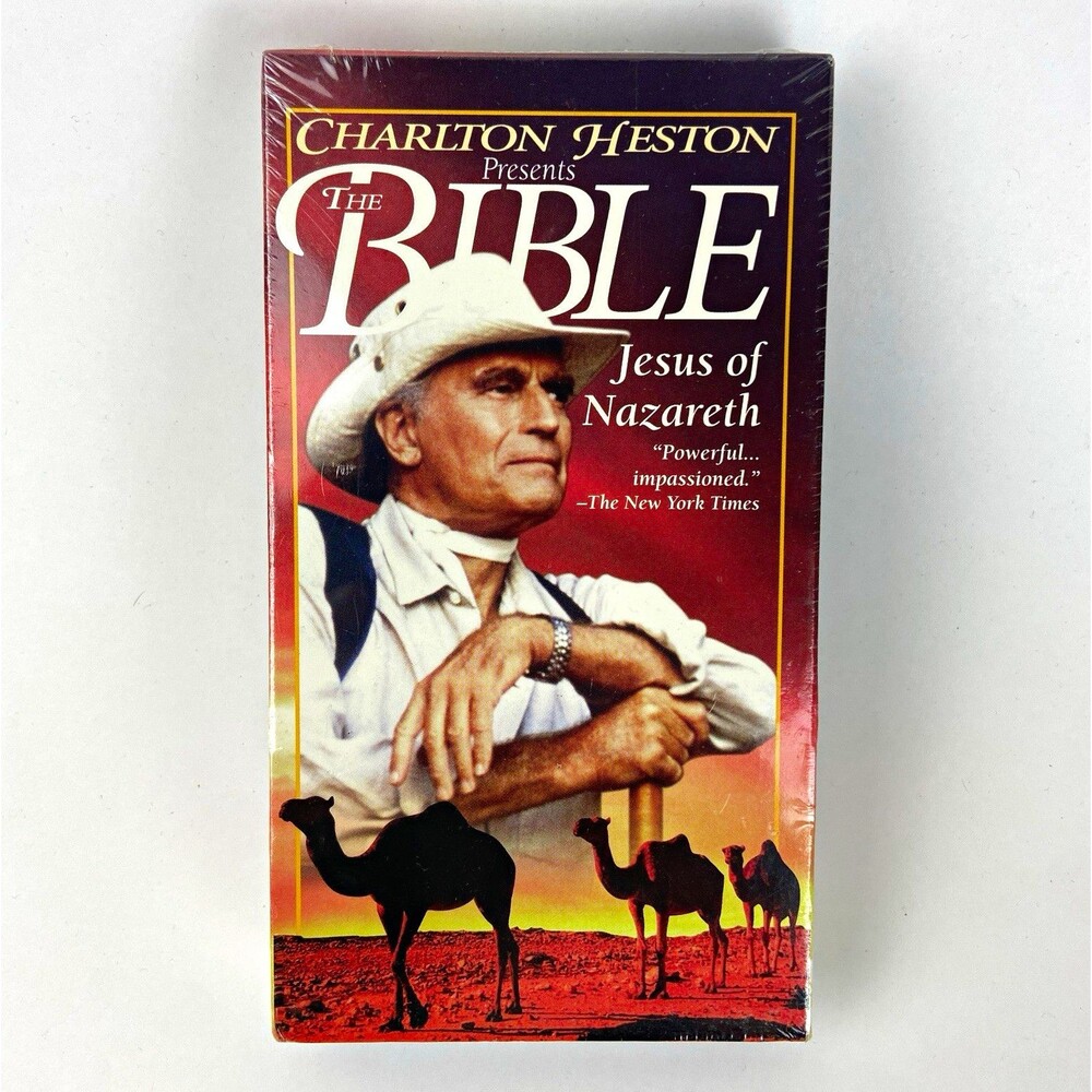 Charlton Heston Presents The Bible: Jesus of Nazareth VHS 1993